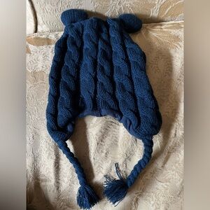 Koala Baby Boy Navy Blue Bear Winter Hat